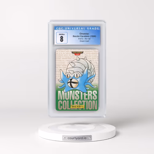 1996 (Monsters Collection) Part 2 #139 Omastar - Green Card (CGC 8 NM-MT)