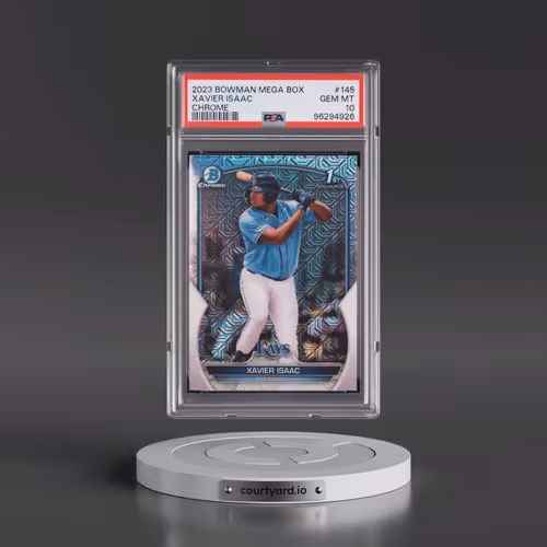 2023 Bowman Mega Box Chrome #145 Xavier Isaac (PSA 10 GEM MINT)