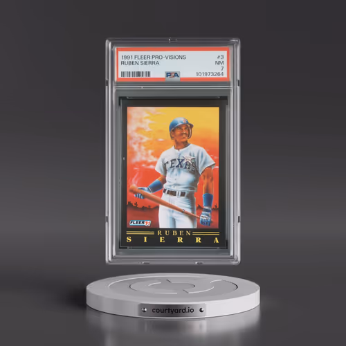 1991 Fleer Pro-Vision #3 Ruben Sierra (PSA 7 NM)