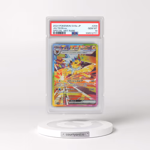 2024 Pokémon Sv8a-Terastal Fest EX #209 Jolteon EX - Holo Special Art Rare (PSA 10 GEM MINT)