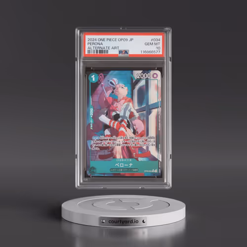 2024 One Piece Japanese OP09-Emperors in the New World #034 Perona - Alternate Art (PSA 10 GEM MINT)