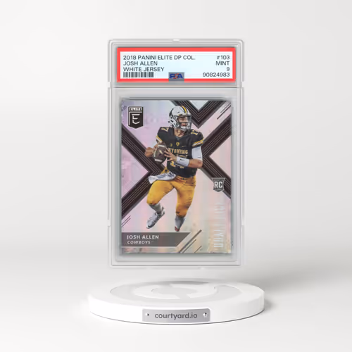 2018 Panini Elite Draft Picks Collegiate #103 Josh Allen - Variation (PSA 9 MINT)