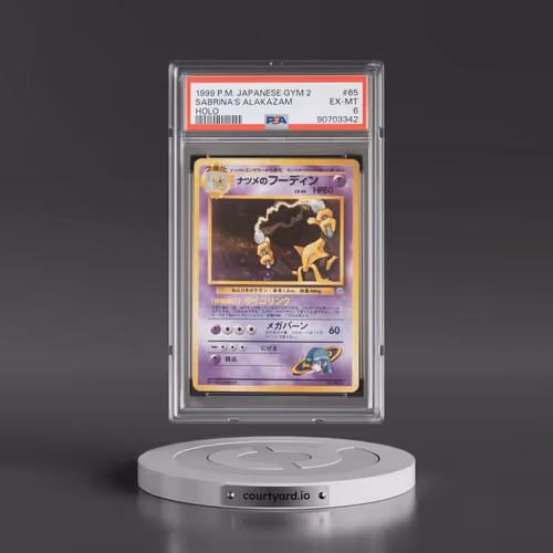 1999 Pokémon Gym 2 #65 Sabrina's Alakazam - Holo (PSA 6 EX-MT)