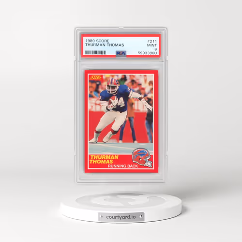 1989 Score #211 Thurman Thomas (PSA 9 MINT)