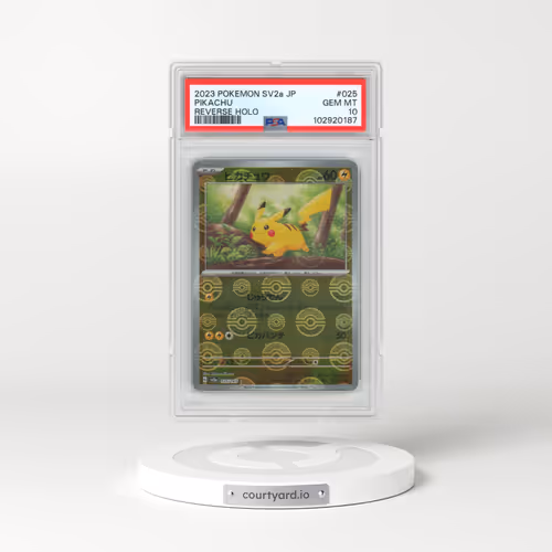 2023 Pokémon Sv2a-Pokemon 151 #025 Pikachu - Reverse Holo (PSA 10 GEM MINT)