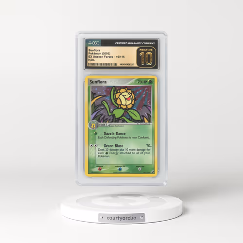 2005 EX Unseen Forces #16 Sunflora - Holo (CGC 10 PRISTINE)