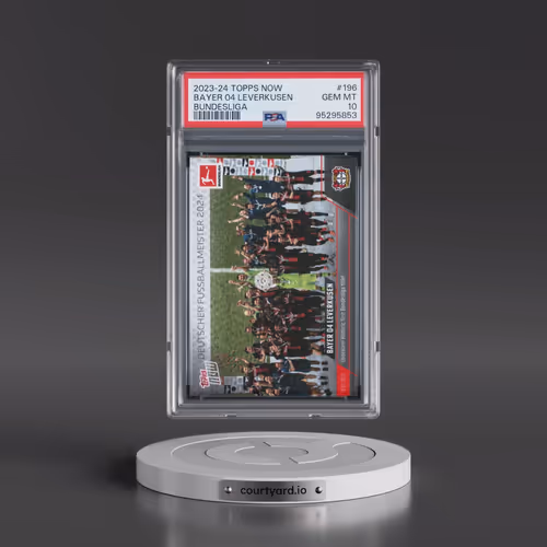 2023 Topps Now Bundesliga #196 Bayer 04 Leverkusen (PSA 10 GEM MINT)