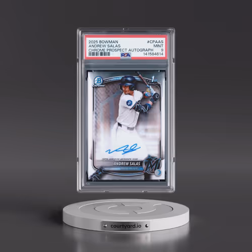 2025 Bowman Chrome Prospect Autographs #CPAAS Andrew Salas (PSA 9 MINT)