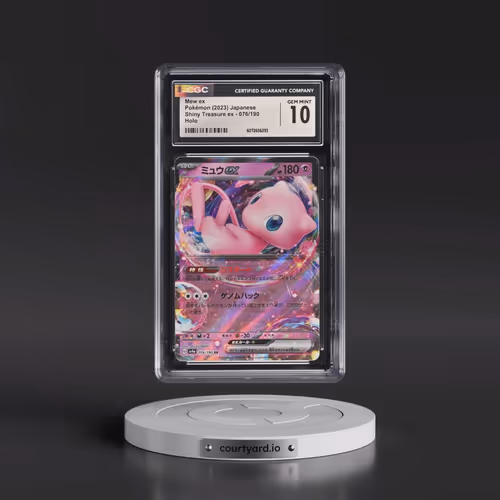 2023 Pokémon Sv4a-Shiny Treasure EX #076 Mew EX - Holo (CGC 10 GEM MINT)
