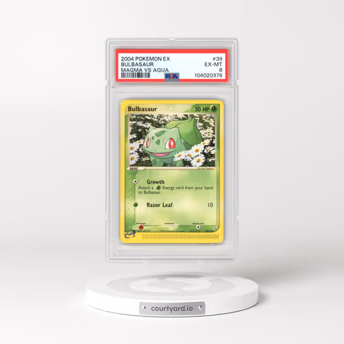 2004 Pokémon EX Team Magma VS Team Aqua #39 Bulbasaur (PSA 6 EX-MT)