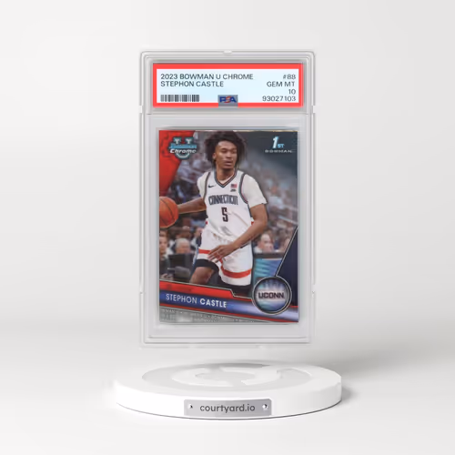 2023 Bowman University Chrome #88 Stephon Castle (PSA 10 GEM MINT)