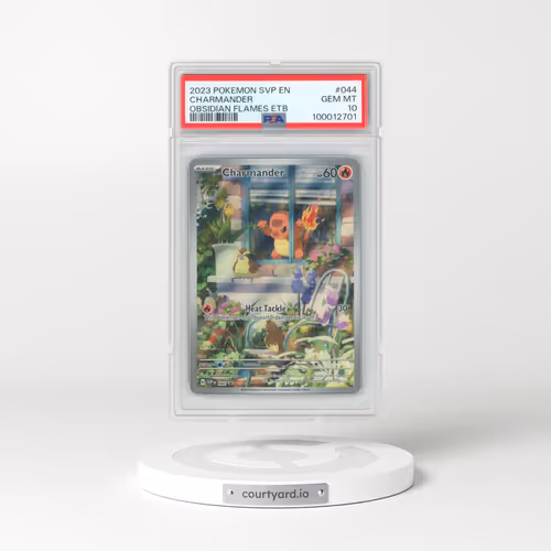 2023 Pokémon Svp EN-SV Black Star Promo #044 Charmander - Obsidian Flames Elite Trainer Box (PSA 10 GEM MINT)