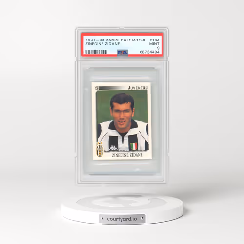1997 Panini Calciatori #164 Zinedine Zidane (PSA 9 MINT)