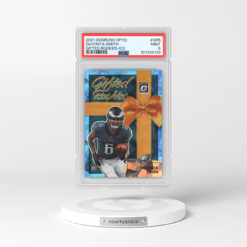 2021 Panini Donruss Optic Gifted Rookies #GR5 DeVonta Smith - Ice (PSA 9 MINT)