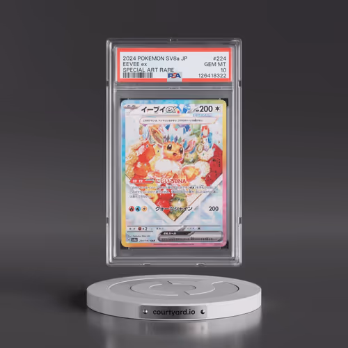 2024 Pokémon Sv8a-Terastal Fest EX #224 Eevee EX - Holo Special Art Rare (PSA 10 GEM MINT)