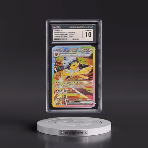 2024 Pokémon Sv8a-Terastal Fest EX #209 Jolteon EX - Holo Special Art Rare (CGC 10 GEM MINT)
