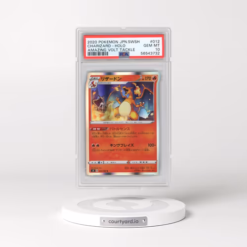 2020 Pokémon Sword & Shield Amazing Volt Tackle #012 Charizard - Holo (PSA 10 GEM MINT)