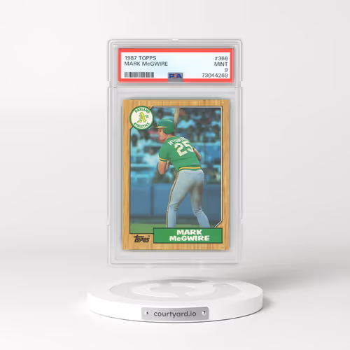 1987 Topps #366 Mark McGwire (PSA 9 MINT)