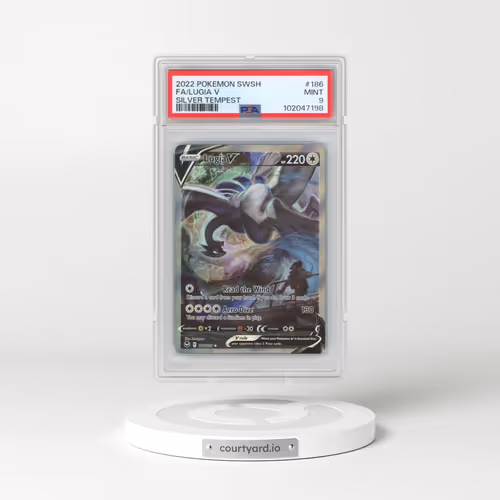 2022 Pokémon Sword & Shield Silver Tempest #186 Lugia V - Holo Full Art (PSA 9 MINT)