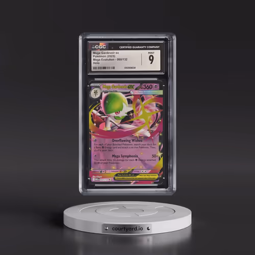 2025 Pokémon Meg EN-Mega Evolution #060 Mega Gardevoir EX - Holo (CGC 9 MINT)