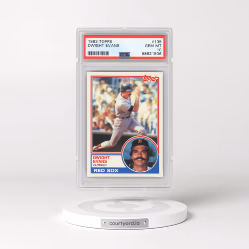 1983 Topps #135 Dwight Evans (PSA 10 GEM MINT)