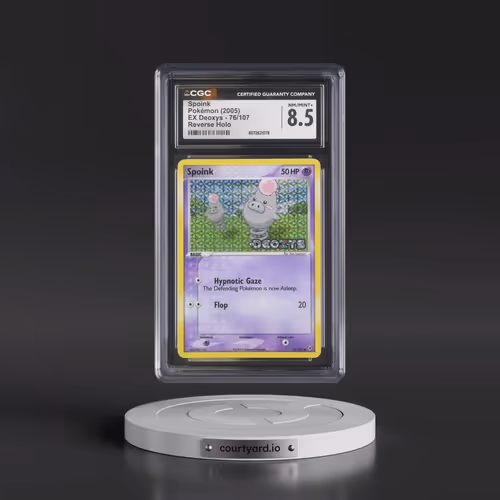 2005 EX Deoxys #76/107 Spoink - Reverse Holo (CGC 8.5 NM-MT+)