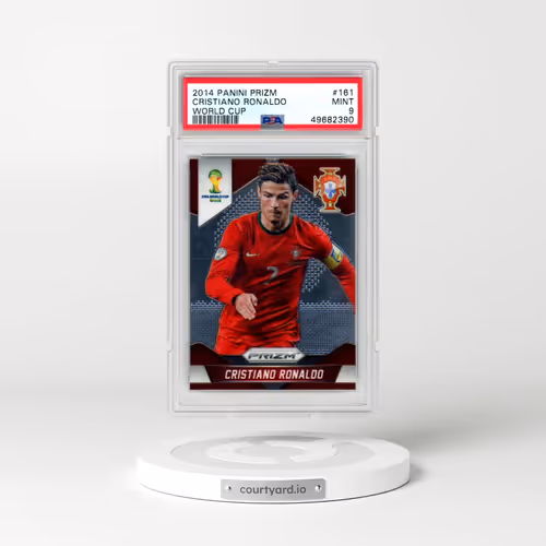 2014 Panini Prizm World Cup #161 Cristiano Ronaldo (PSA 9 MINT)