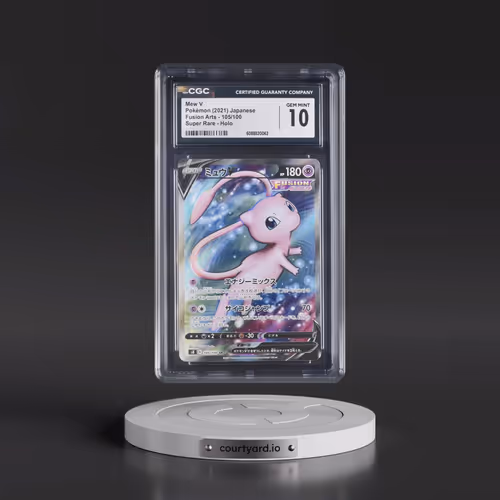 2021 Pokémon Sword & Shield Fusion Arts #105 Mew V - Holo Full Art (CGC 10 GEM MINT)