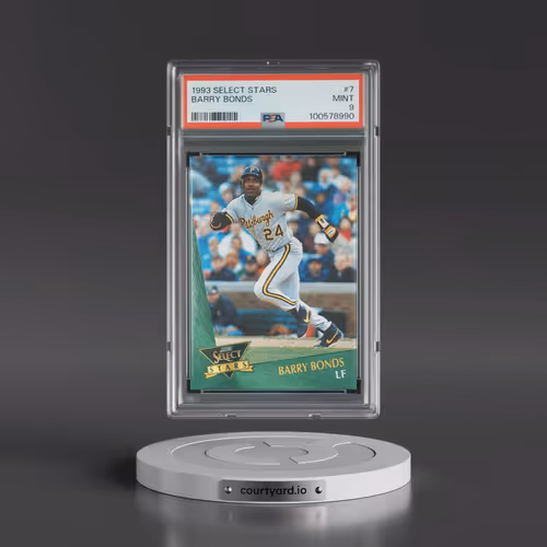 1993 Select Stars #7 Barry Bonds (PSA 9 MINT)