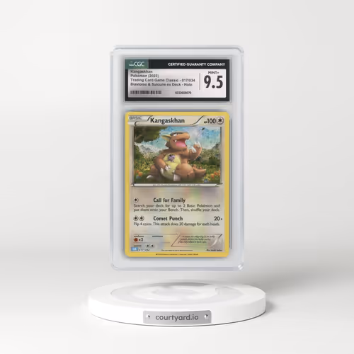 2023 Trading Card Game Classic - CLV, CLC, CLB #017/034 Kangaskhan - Blastoise & Suicune ex Deck - CLB Holo (CGC 9.5 MINT+)
