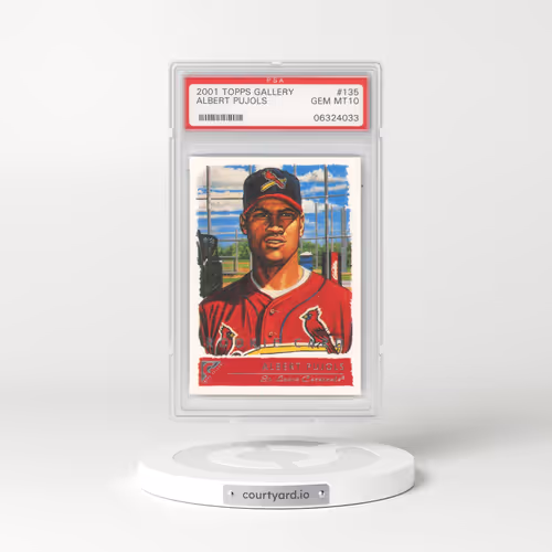 2001 Topps Gallery #135 Albert Pujols (PSA 10 GEM MINT)