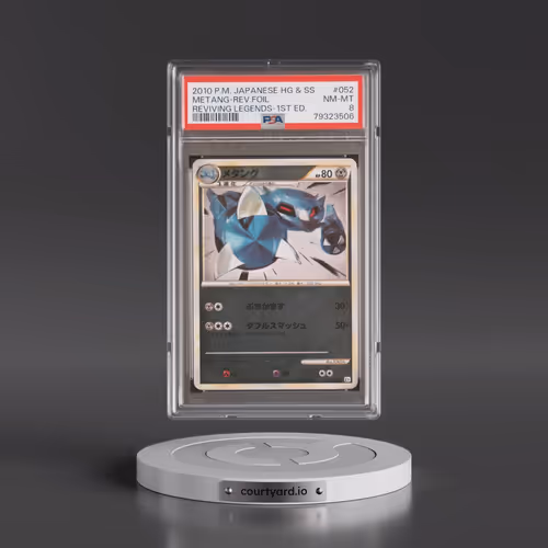 2010 Pokémon Reviving Legends #052 Metang - 1st Edition Reverse Foil (PSA 8 NM-MT)
