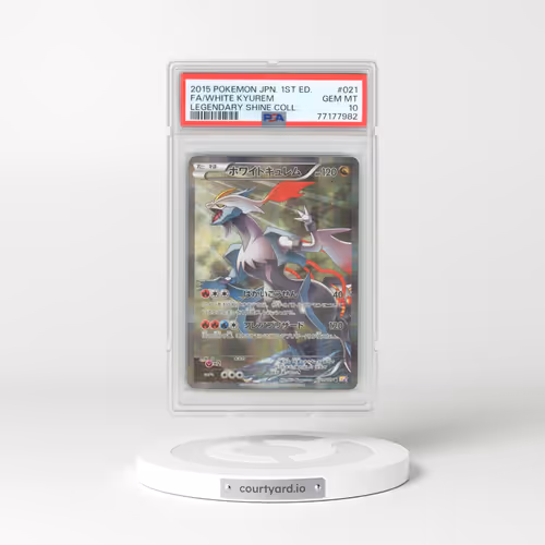 2015 Pokémon Legendary Shine Collection #021 White Kyurem - 1st Edition Full Art (PSA 10 GEM MINT)