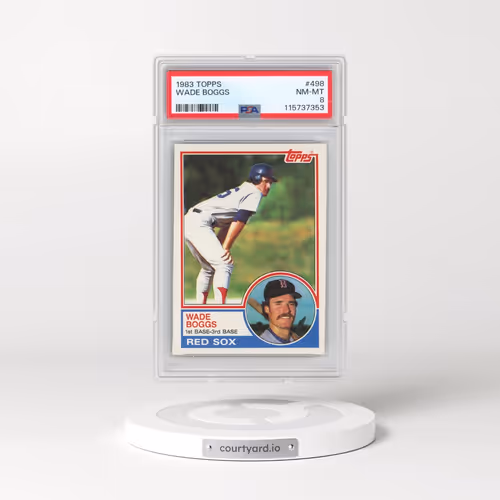 1983 Topps #498 Wade Boggs (PSA 8 NM-MT)