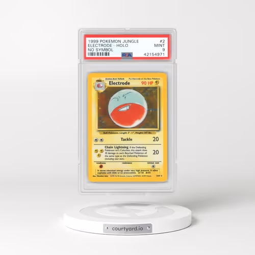 1999 Jungle #2 Electrode - Holo No Symbol (PSA 9 MINT)