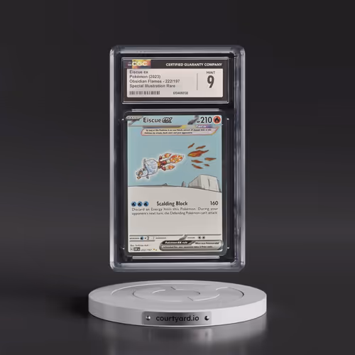 2023 Obsidian Flames - OBF EN #222/197 Eiscue ex - Special Illustration Rare (Holo) (CGC 9 MINT)
