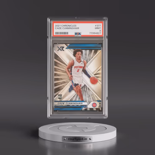 2021 Panini Chronicles #377 Cade Cunningham (PSA 9 MINT)