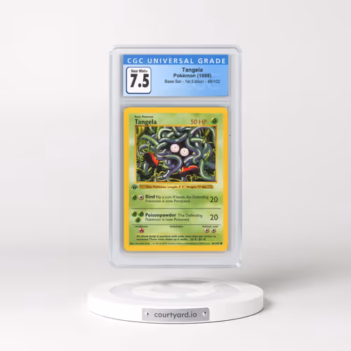 1999 Base Set #66/102 Tangela - 1st Edition 1st Edition (CGC 7.5 NM+)
