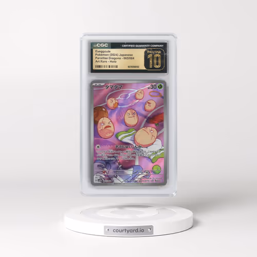 2024 Pokémon Sv7a-Paradise Dragona #065 Exeggcute - Art Rare (CGC 10 PRISTINE)