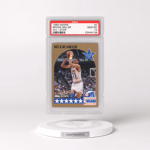 1990 Hoops #7 Reggie Miller - All-Star (PSA 10 GEM MINT)