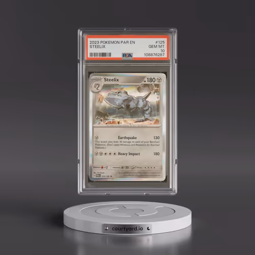 2023 Pokémon Par EN-Paradox Rift #125 Steelix (PSA 10 GEM MINT)