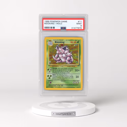 1999 Pokémon Game #11 Nidoking - Holo (PSA 9 MINT)