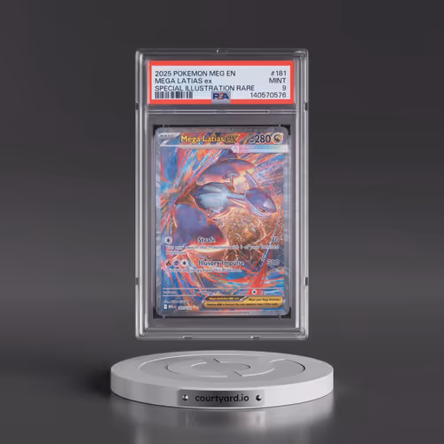 2025 Pokémon Meg EN-Mega Evolution #181 Mega Latias EX - Holo Special Illustration Rare (PSA 9 MINT)