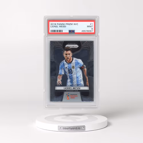 2018 Panini Prizm World Cup #1 Lionel Messi (PSA 9 MINT)