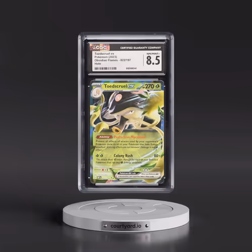 2023 Obsidian Flames - OBF EN #022/197 Toedscruel ex - Holo (CGC 8.5 NM-MT+)
