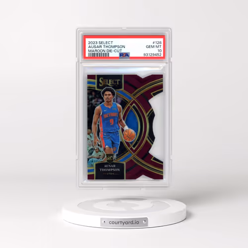 2023 Panini Select #128 Ausar Thompson - Die-Cut Maroon Prizm (PSA 10 GEM MINT)