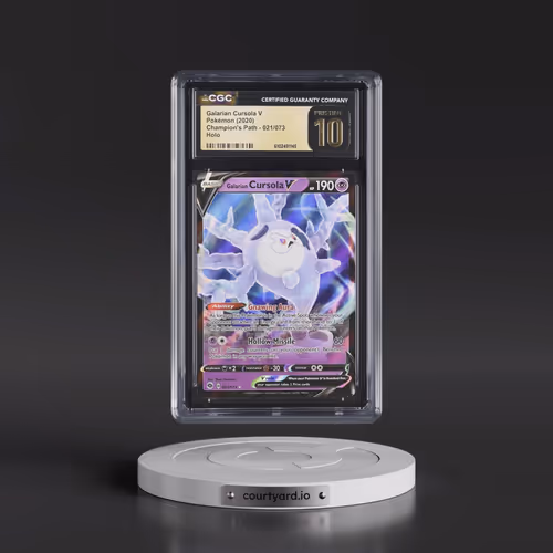 2020 Champion's Path #021/073 Galarian Cursola V - Holo (CGC 10 PRISTINE)