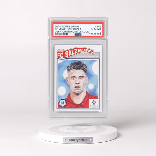 2020 Topps Living UEFA Champions League #246 Dominik Szoboszlai - RB Salzburg (PSA 10 GEM MINT)