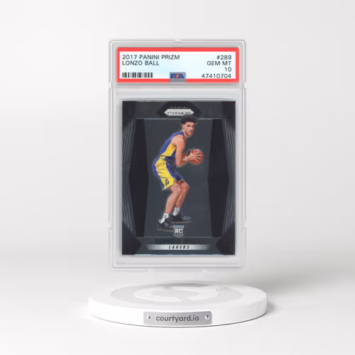 2017 Panini Prizm #289 Lonzo Ball (PSA 10 GEM MINT)
