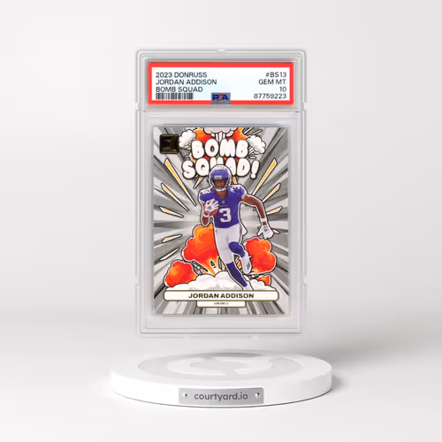 2023 Panini Donruss Bomb Squad #BS13 Jordan Addison (PSA 10 GEM MINT)